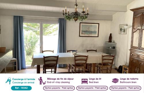 La Gueriniere Maison | Maison 4 adultes et 4 enfants - 250m de la plage
