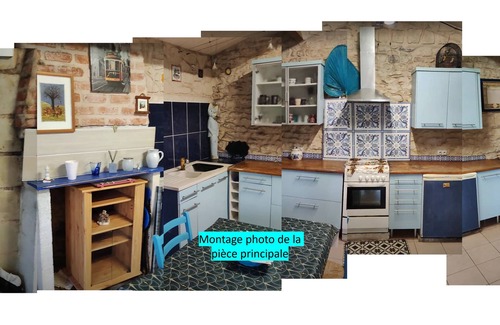 Angles Maison | Maison ancienne avec 1 chambre et son petit jardin, plein centre d'Angles