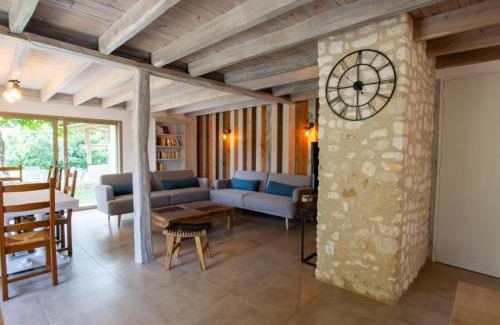 Agonac Maison | Maison Authentique avec Piscine, Étang Privatif et Confort Moderne en Dordogne - FR-1-616-332