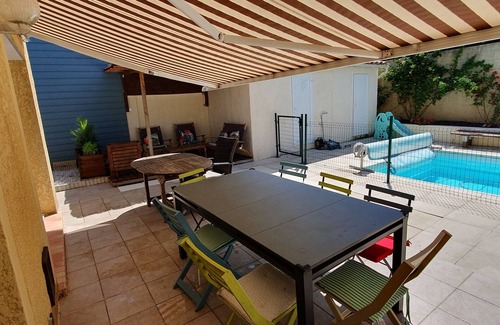Sommieres Maison | Maison avec piscine, climatisation et située à 2 pas du centre historique