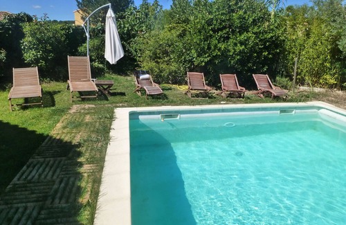 Fons Maison | Maison calme dans le sud de la France climatisée avec piscine près de Nîmes