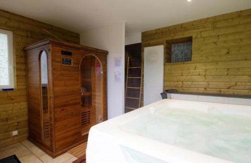 Saint-Andre-dʼApchon Appartement | Maison cosy avec spa, sauna et lamas à proximité de Roanne - FR-1-496-23