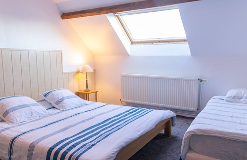Fiennes Lit Et Petit-Déjeuner | Maison D'hôte La Ferme Du Grand Air - Twin Room with Private Bathroom 3