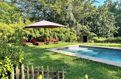 Lignan-de-Bordeaux Maison | Maison de campagne en pierre avec piscine