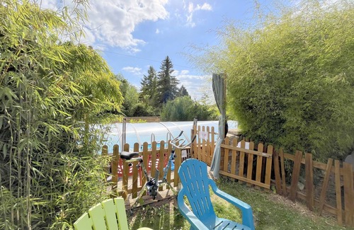 Breuilpont Maison | Maison champêtre familiale tout confort 6 personnes piscine sauna et balnéo