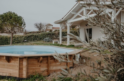 Fieux Maison | Maison avec piscine et belle vue sur la campagne