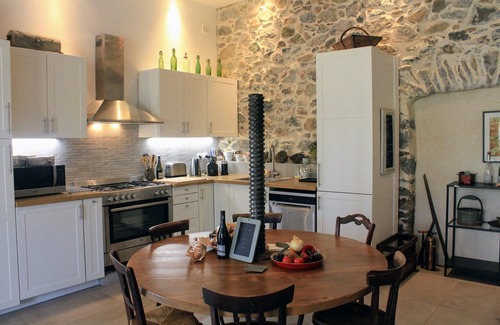 Roquebrun Maison | Maison de Farine's La Grande Maison has a pool, large terraces, and lovely views
