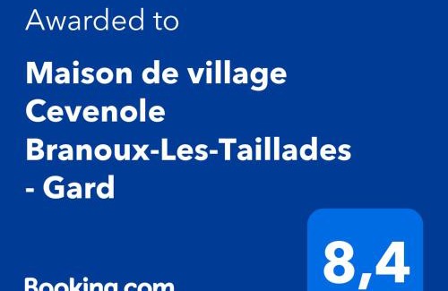 Branoux-les-Taillades Maison | Maison de village Cévenole climatisée à Branoux-Les-Taillades - Gard - #TravellerAwards 2025