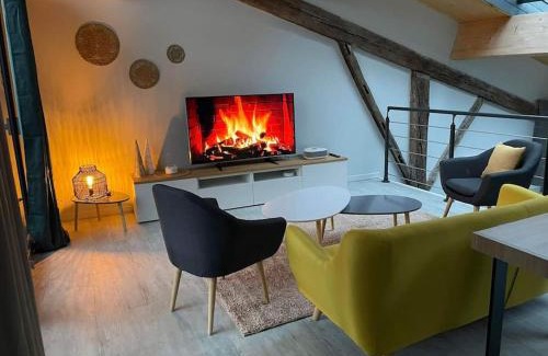Courbesseaux Maison | Maison esprit loft