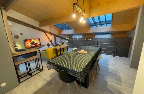 Courbesseaux Maison | Maison esprit loft
