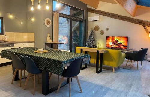 Courbesseaux Maison | Maison esprit loft