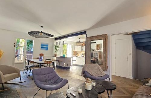 Saint-Arnoult Maison | Maison familiale 12 couchages, spa et terrasse