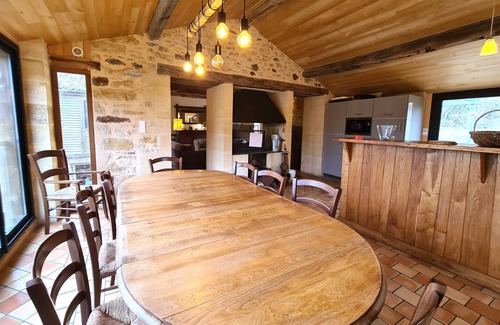 Saint-Laurent-la-Vallee Maison | Maison de Bertrand - maison en pierre avec piscine privée - calme absolu!