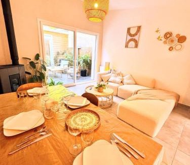 Fives Maison | Maison Langevin 2-Bedroom House with Cozy Garden & Patio