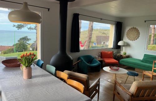 Saint-Martin-en-Campagne Maison | Maison Le Coteau Plage vue mer, 8 pers. Petit Caux