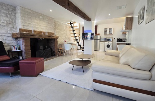 Gelannes Maison | Maison Loft - Spa-Jacuzzi, Piscine, Jardin privé