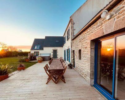 Kerlouan Maison | Maison Maillots et Bigorneaux, 15 pers, jacuzzi, 40m de la mer