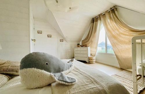 Kerlouan Maison | Maison Maillots et Bigorneaux, 15 pers, jacuzzi, 40m de la mer