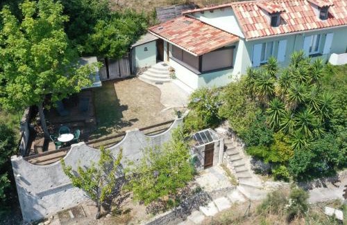 Saint-Sylvestre Maison | Maison mitoyenne 68m², 2 pièces + véranda, jardin 100m² avec pergola, vue mer