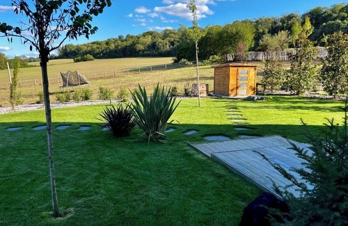 Fresnoy-la-Riviere Maison | Maison spacieuse et élégante, sauna et jacuzzi extérieur