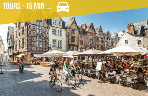 Monnaie Maison | Maison sur cour - 3 ch - Calme - Proche de Tours