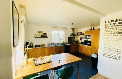 Longueil Maison | Maison Tout Confort, Vaste jardin Relaxant, à 2/ 3kms de la plage de Quiberville