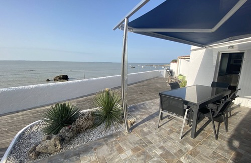 Angoulins Maison | Maison vue mer piscine chauffée sud La Rochelle 6 pers 3 ch 4 lits accès mer