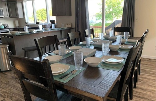Elwood Maison | Mama Jen's NEWLY BUILT Lake Front Home at Johnson Lake, Nebraska