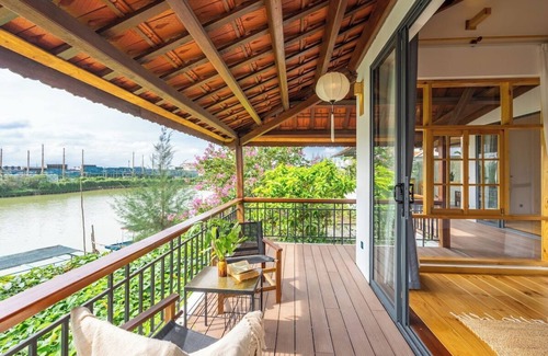 Cam Chau Villa | Man Villa | Sunset Outdoor Jacuzzi 8min to Oldtown