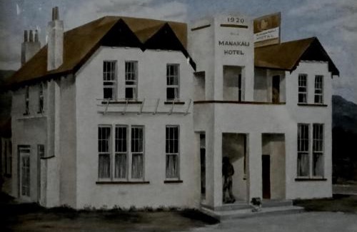 Manakau Hôtel | Manakau House The Old Manakau Hotel 1920