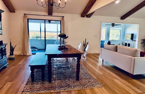 Isle of Palms Maison | Manatee House: Private Marsh View Retreat - 1 Mile to Mayo, 5 Miles to Beaches