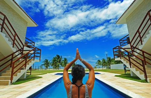 Pilar Appartement | Manga Verde Beach 03: Vue sur la piscine et la plage H