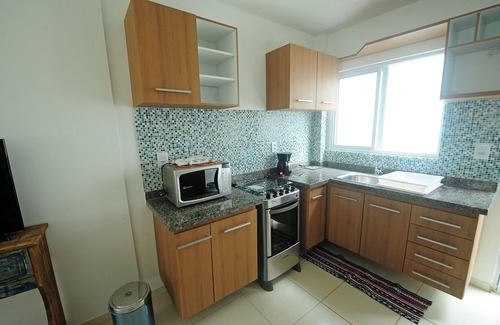 Pilar Appartement | Manga Verde Beach 04: Vue sur la piscine et la plage H