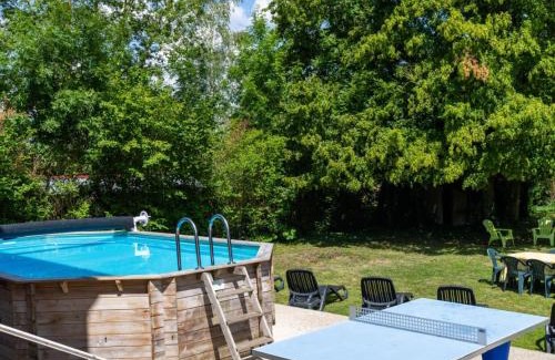 Montier-en-Der Maison | Manoir 19e 7 chambres, piscine chauffée, parc arboré proche lac en Champagne - FR-1-611-95