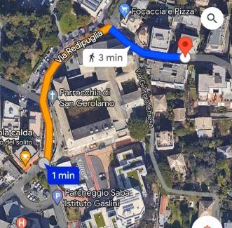 Quarto dei Mille Appartement | Mansarda Azzurra, 8 min dal mare, 3 min dall'Ospedale Pediatrico