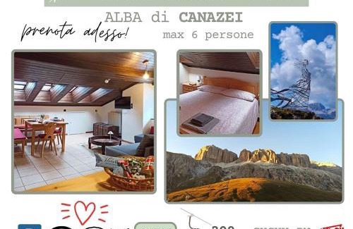 Alba Appartement | MANSARDA MARMOLADA sui campi da sci