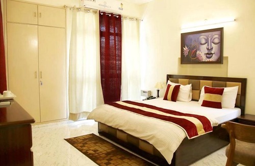 South Extension Maison | Maplewood Guest House, Neeti Bagh, New DelhiIl s'agit d'une maison d'hôtes Boutiqu - chambre 8
