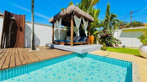 Barra do Jacuipe Maison | Maravilhosa casa de praia,cama balinesa