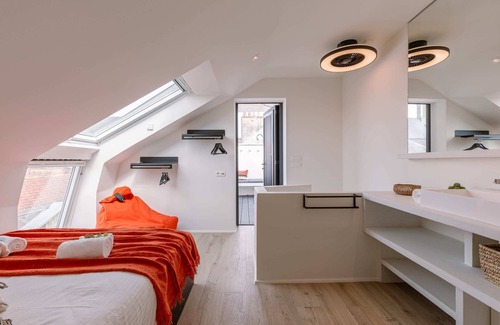 Sluizeken Appartement | Margriet, duplex with terrace in heart of Ghent