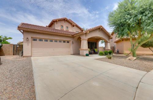Maricopa Maison | Maricopa Desert Oasis Fenced Yard with Hot Tub