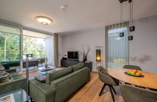 Bad Saarow Appartement | Marina Apartment am See mit Pool und Sauna
