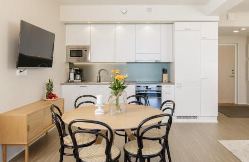 Kalajoki Appartement | Marina Chalets B22 by Hiekka Booking - sisältää liinavaatteet ja loppusiivouksen