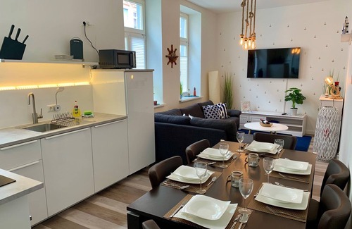 Rostock Appartement | Ferienwohnung Nautica Zentral Ruhig 3.zi.whg Familienfreundlich