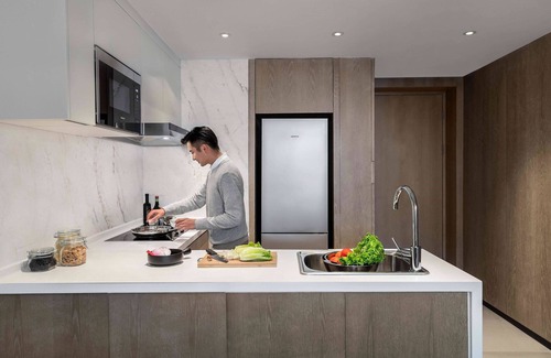 Jeifangbei Central Business District Hôtel | Marriott Executive Apartments Chongqing