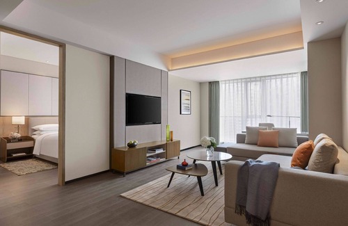 Jeifangbei Central Business District Hôtel | Marriott Executive Apartments Chongqing