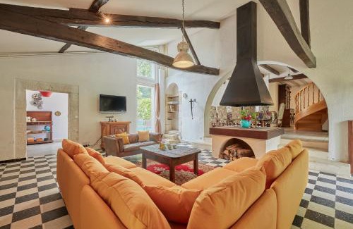 Monfaucon Maison | Mas Blanc Monfaucon - Grande maison avec piscine