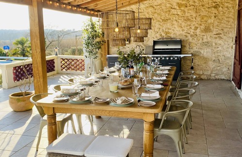 La Sauvetat-sur-Lede Autre | Stunning and spacious Farmhouse with private heated pool near Bastide Town.