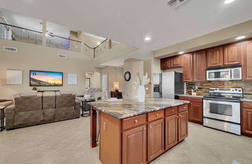 Maricopa Maison | Massive Golf Course Home with Pool, Spa, Game Room, Yoga Room! Stay a While