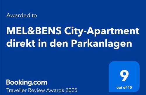 Bahnhofsvorstadt Appartement | MEL&BENS City Apartment Terrasse Wallanlagen