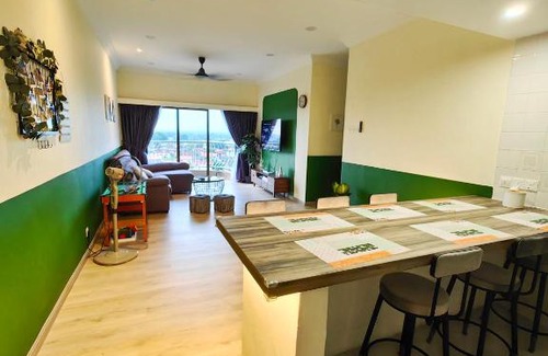Klebang Kechil Appartement | Melaka GX Homestay Resort Pool View P0804 with Netflix, TVBox and Games